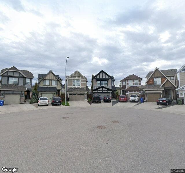 Street view of 153 Chaparral Valley Crescent SE, Calgary