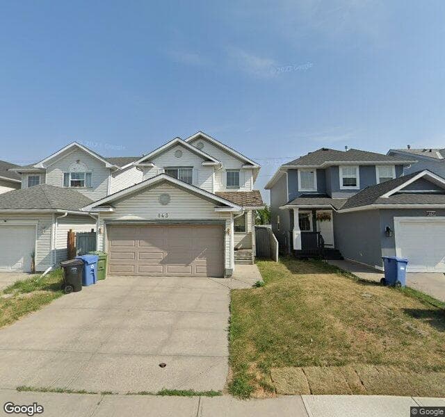 Street view of 143 Coral Springs Circle NE, Calgary