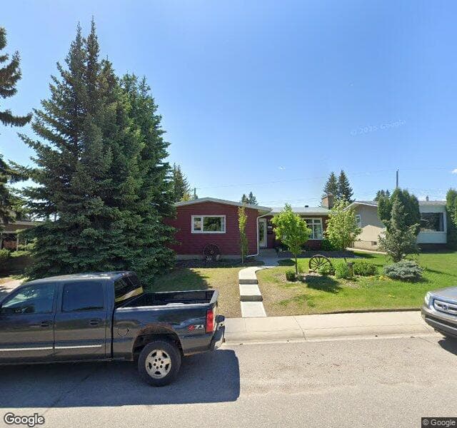 Street view of 3611 54 Avenue SW, Calgary
