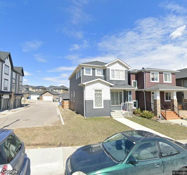Street view of 58 Evanscrest Common NW, Calgary