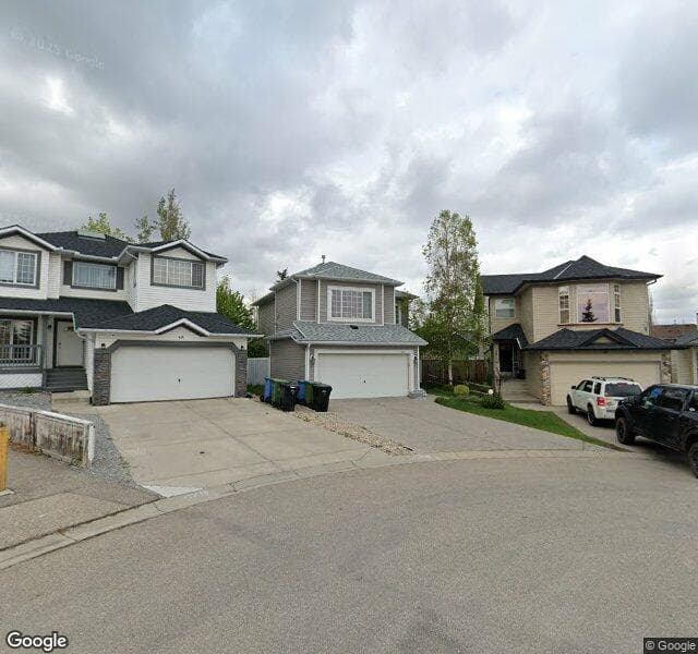 Street view of 414 Bridlewood Place SW, Calgary