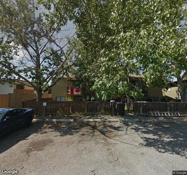 Street view of 6-4528 75 Street NW, Calgary