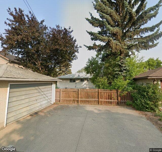 Street view of 4311 117 Street NW, Edmonton