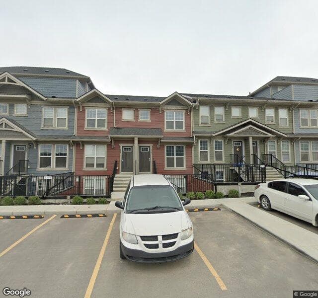 Street view of 105 Cranbrook Square SE, Calgary