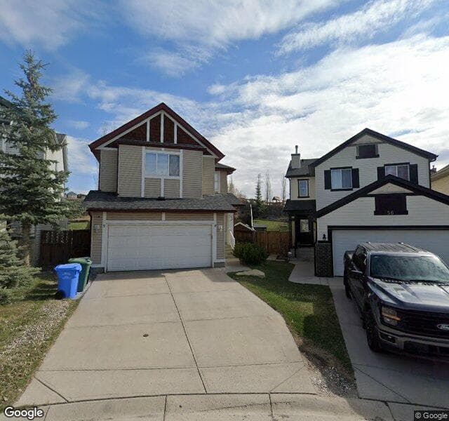 Street view of 60 Evansbrooke Point NW, Calgary