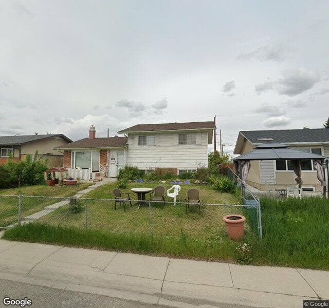Street view of 107 Pennsburg Way SE, Calgary