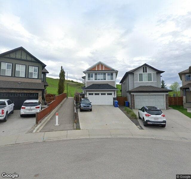 Street view of 371 Chaparral Valley Way SE, Calgary