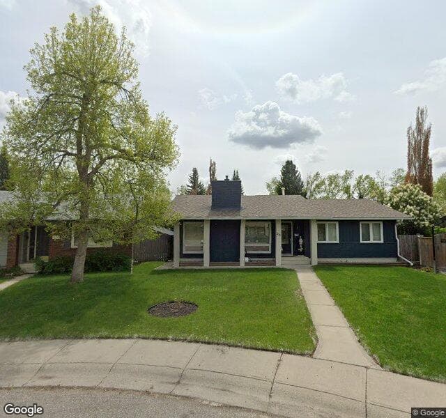 Street view of 256 Midvalley Place SE, Calgary