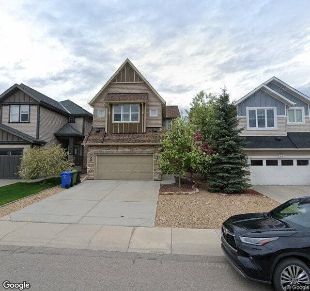 Street view of 19 Chaparral Valley Way SE, Calgary