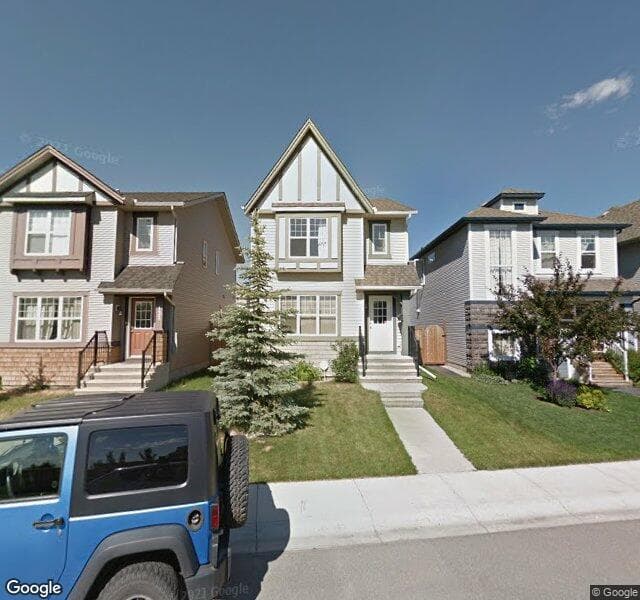 Street view of 126 Silverado Range View SW, Calgary