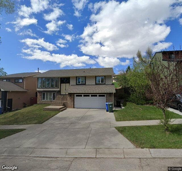Street view of 49 Hawkwood Boulevard NW, Calgary