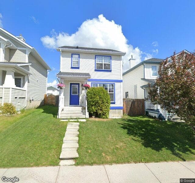 Street view of 96 Tuscany Valley Drive NW, Calgary
