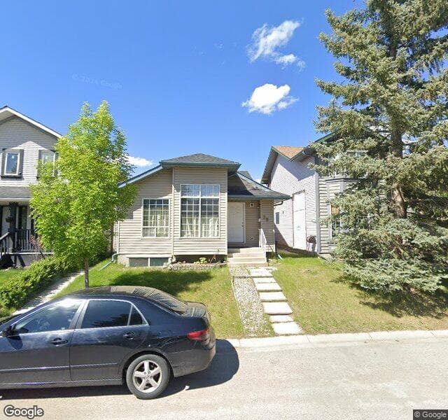 Street view of 58 Martinwood Road NE, Calgary