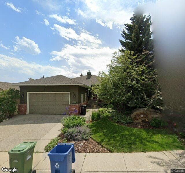 Street view of 9 Sienna Hills Court SW, Calgary