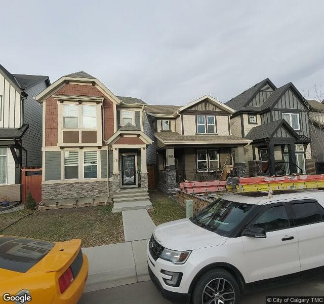 Street view of 80 Masters Link SE, Calgary