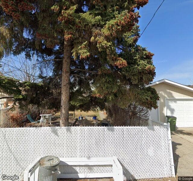 Street view of 8327 165 Street NW, Edmonton
