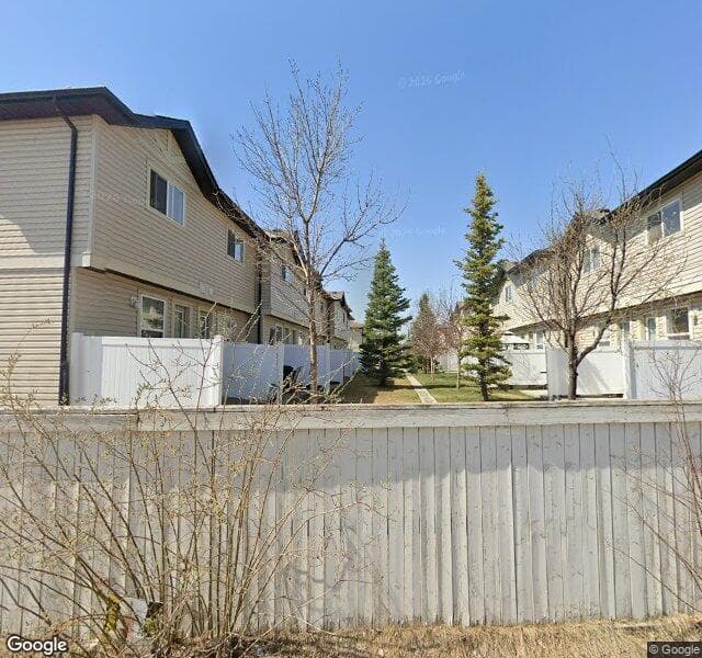 Street view of 38 Saddlebrook Point NE, Calgary