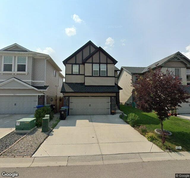 Street view of 163 Brightoncrest Point SE, Calgary