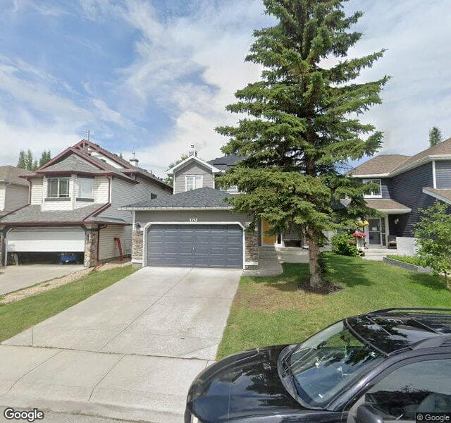 Street view of 152 Chaparral Crescent SE, Calgary