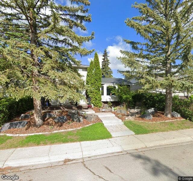 Street view of 6419 70 Street NW, Calgary