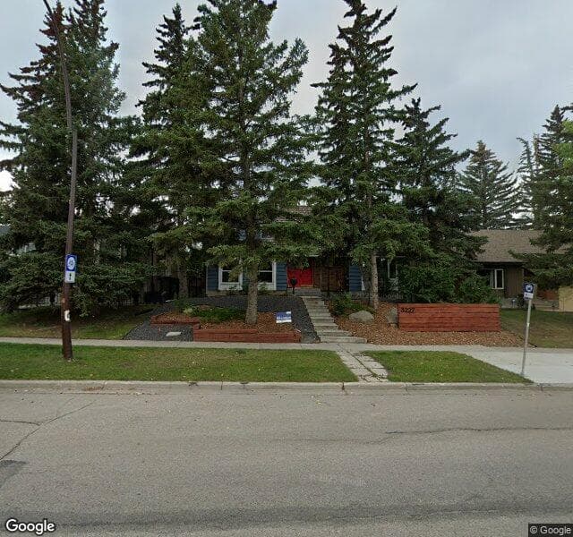 Street view of 3227 Palliser Drive SW, Calgary