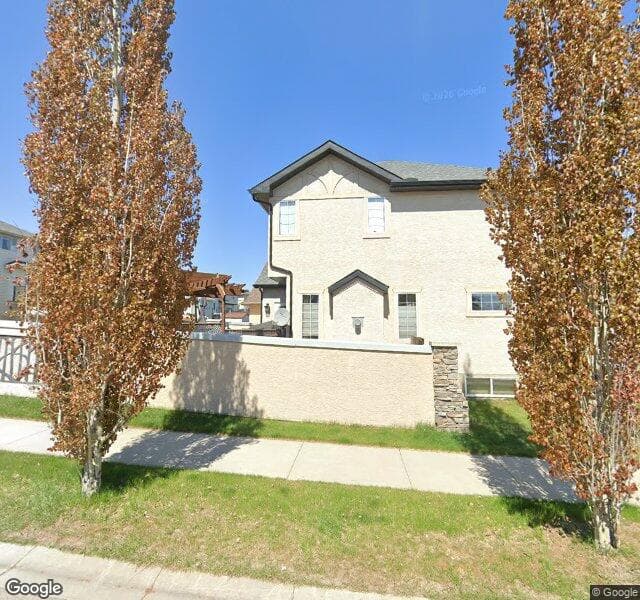 Street view of 209 Panamount Green NW, Calgary