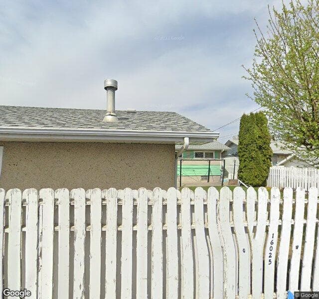 Street view of 16025 95 Avenue NW, Edmonton