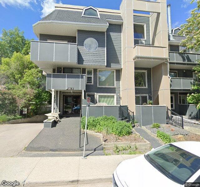 Street view of 106-1817 14A Street SW, Calgary