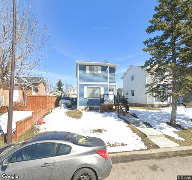 Street view of 97 Taradale Close NE, Calgary