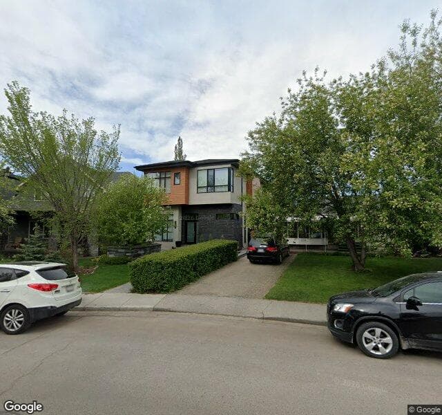 Street view of 1217 Renfrew Drive NE, Calgary