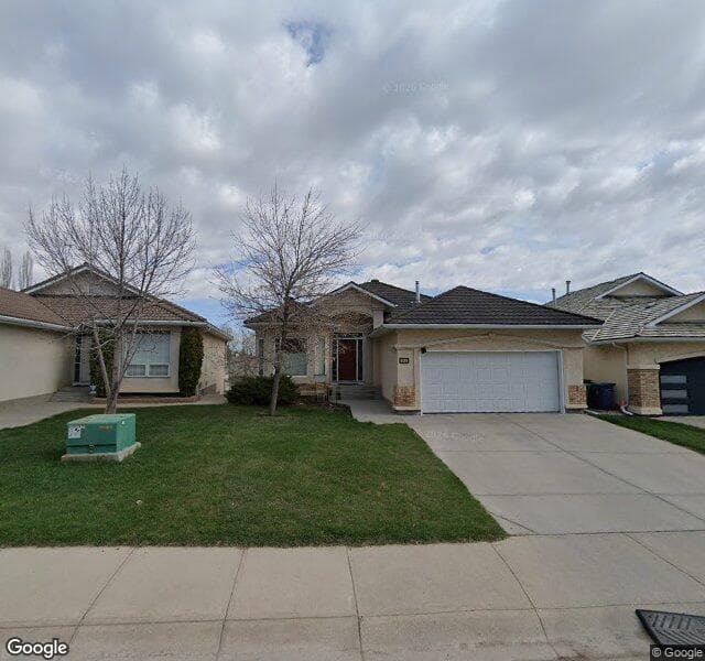 Street view of 147 Hamptons Drive NW, Calgary