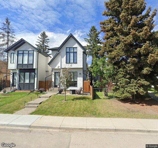 Street view of 834 21 Avenue NW, Calgary