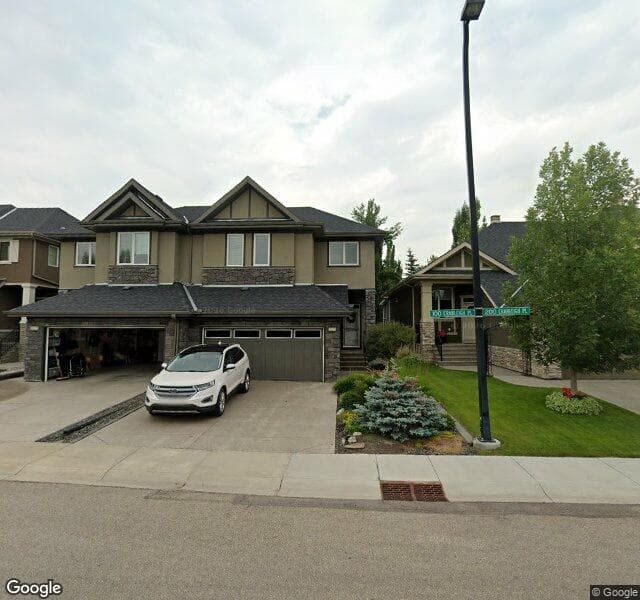 Street view of 105 Cranleigh Place SE, Calgary