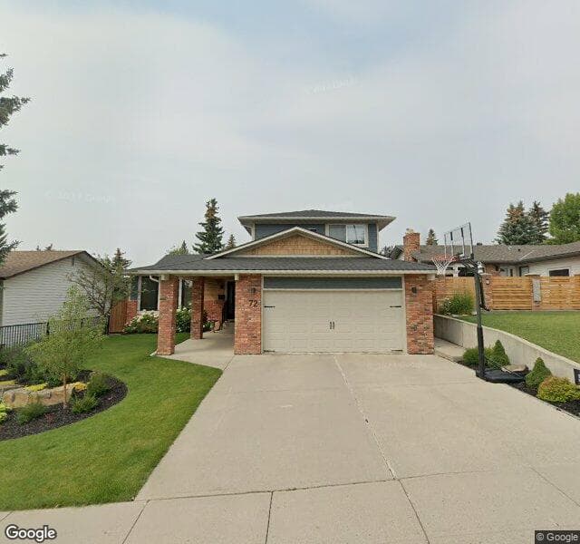 Street view of 72 Silver Ridge Rise NW, Calgary