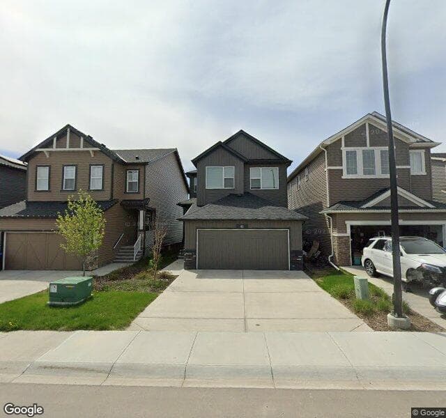 Street view of 41 Creekstone Square SW, Calgary