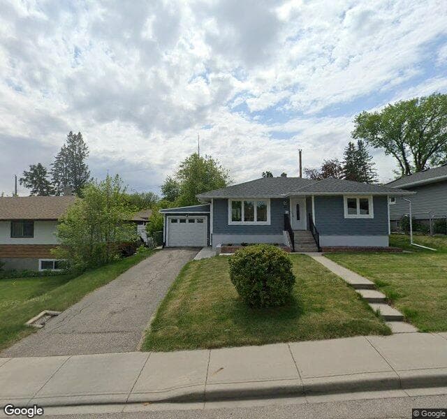 Street view of 419 Trafford Drive NW, Calgary