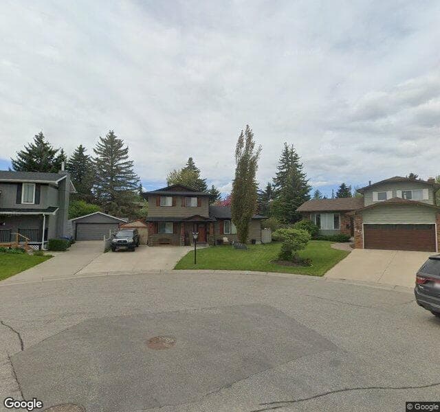 Street view of 231 Deer Side Place SE, Calgary