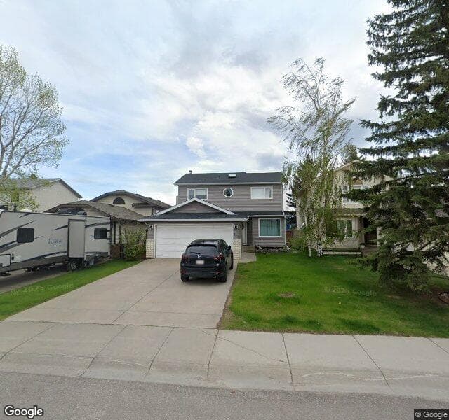 Street view of 621 Riverbend Drive SE, Calgary