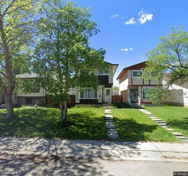 Street view of 4221 58 Street NE, Calgary