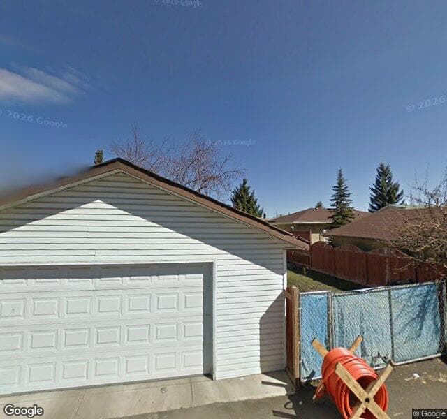 Street view of 823 Abbotsford Drive NE, Calgary