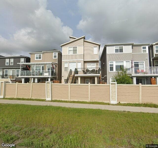 Street view of 137 Sage Bluff Rise NW, Calgary