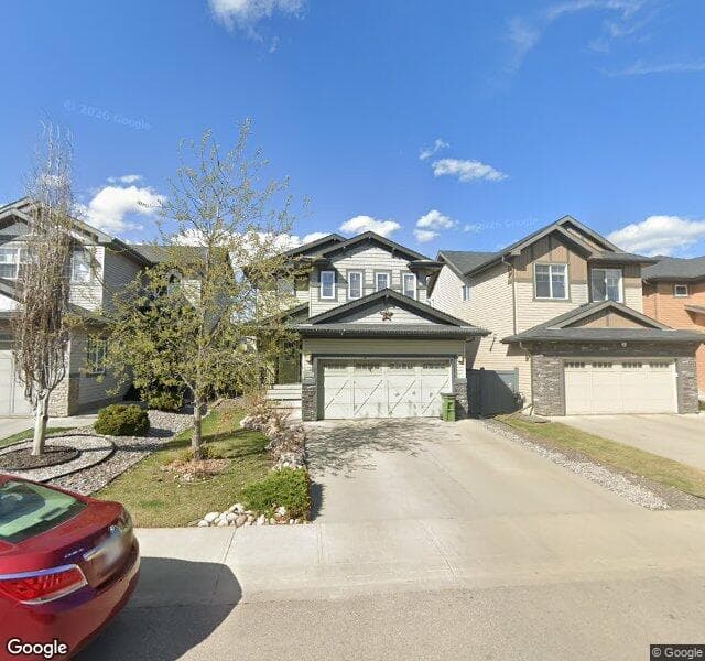 Street view of 7338 Getty Heath NW, Edmonton