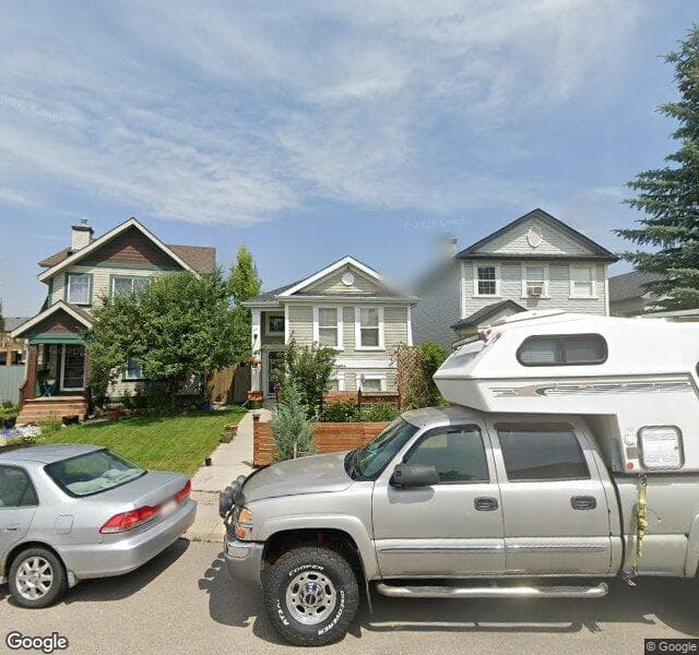 Street view of 327 Copperfield Grove SE, Calgary
