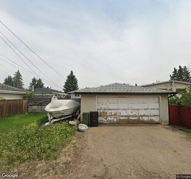 Street view of 10522 152 Street NW, Edmonton