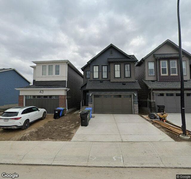 Street view of 47 Silver Spruce Grove SW, Calgary