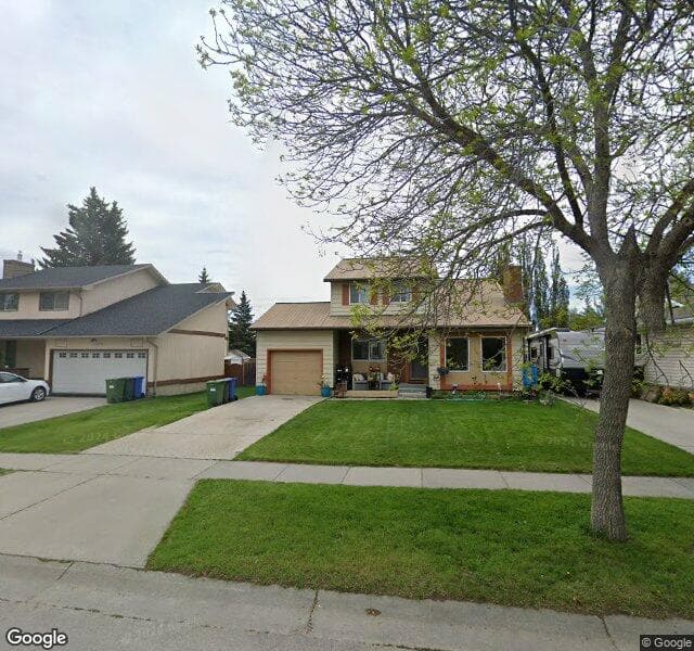Street view of 14615 Deer Run Boulevard SE, Calgary