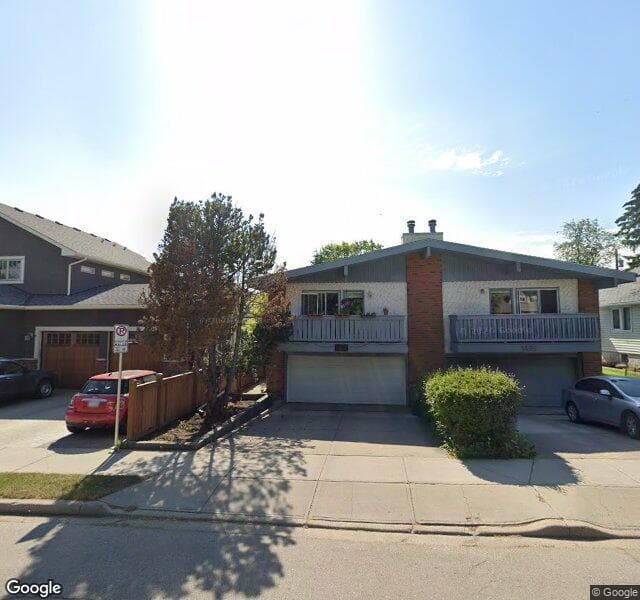 Street view of 1407 1A Street NW, Calgary