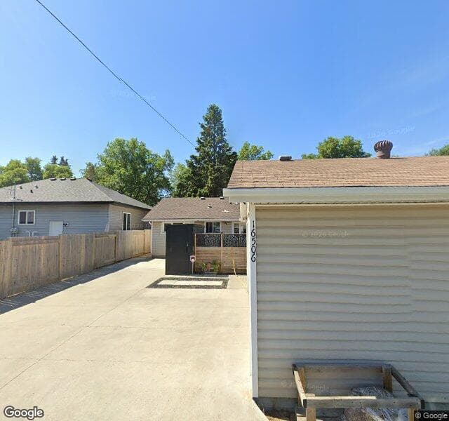 Street view of 16506 106 Avenue NW, Edmonton