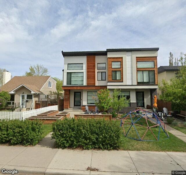 Street view of 810 Radford Road NE, Calgary
