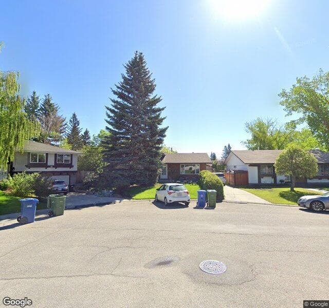 Street view of 8 Cedarille Place SW, Calgary